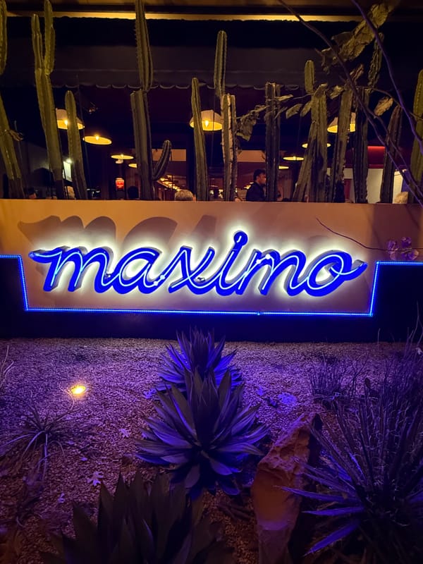RESTAURANT REVIEW: Maximo